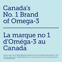 Webber Naturals Meringue au citron liquide oméga-3 Plus vitamine A + 1 000 UI vitamine D, 700 mg AEP/ADH
