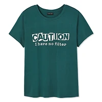 The Pink Closet Women's Plus Crew Neckline Tee