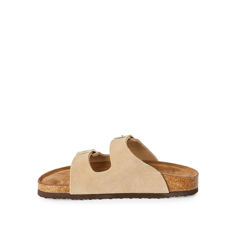 Time and Tru Women's Double Buckled Sandals