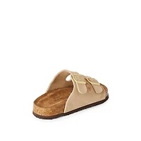 Time and Tru Women's Double Buckled Sandals