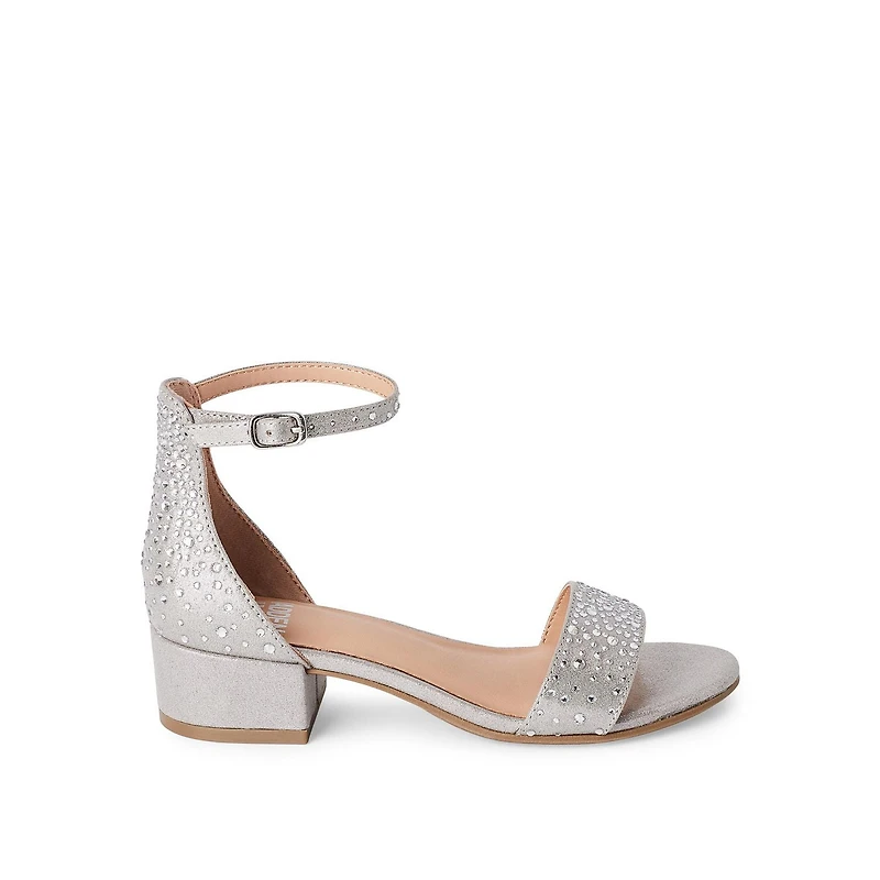 Madden NYC Girls' Dress Sandals, Wide Width Sizes 13-4