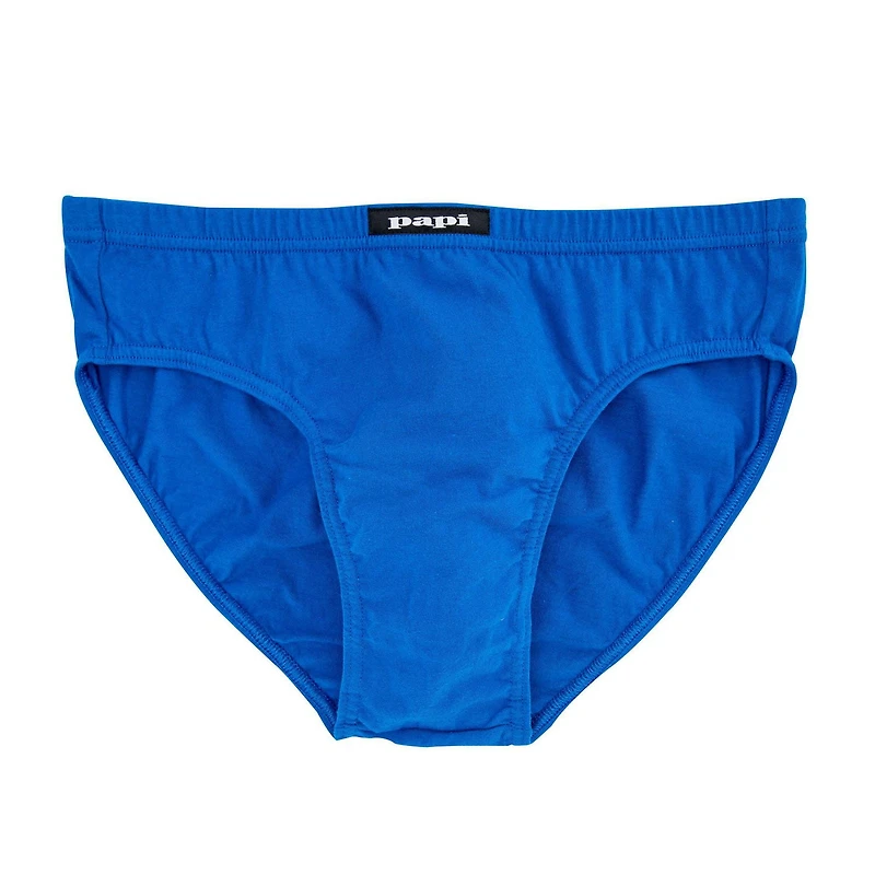 PAPI Slips Taille Basse En Coton Premium pour Hommes, Pacquet de 6