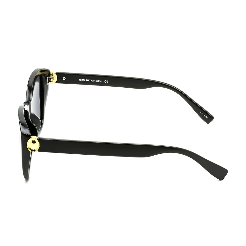 Time & Tru Black Cat-Eye Sunglasses