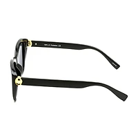 Time & Tru Black Cat-Eye Sunglasses