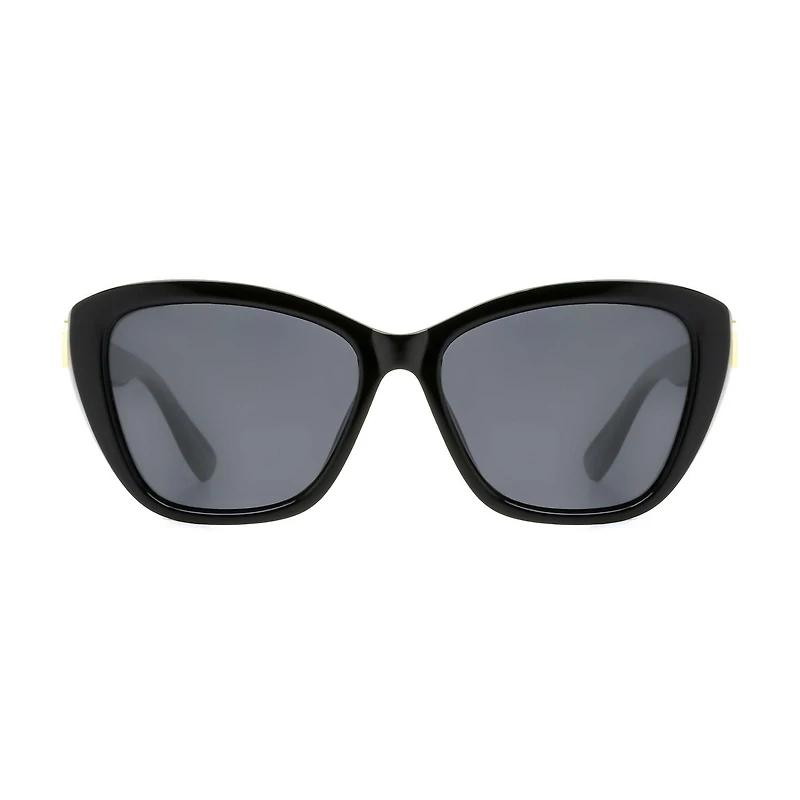 Time & Tru Black Cat-Eye Sunglasses