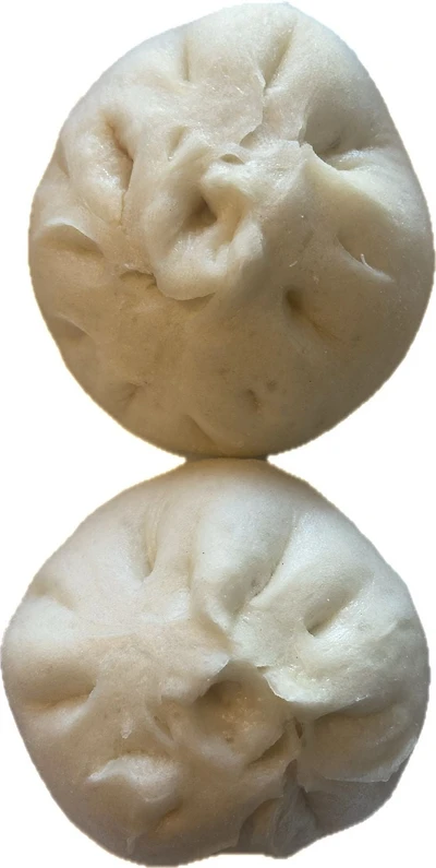 Bao Bun au poulet et au curry japonais 2 morceaux de Bao Buns au poulet au curry japonais
