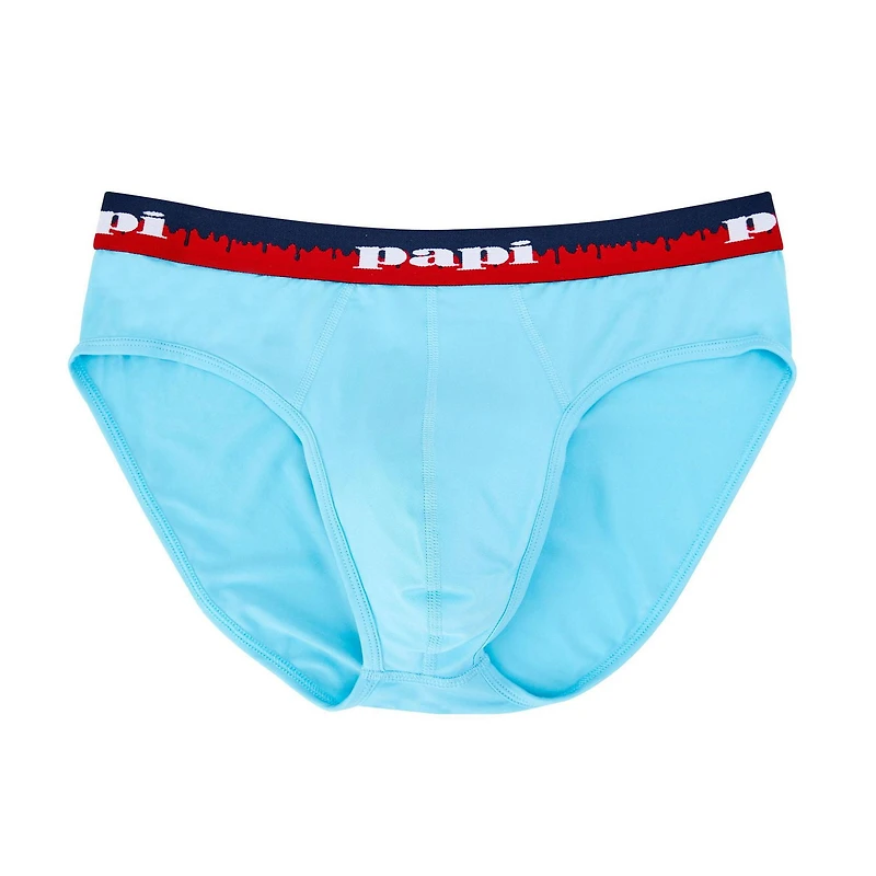 PAPI Men's Microfiber Low-Rise Briefs, Pack of 5