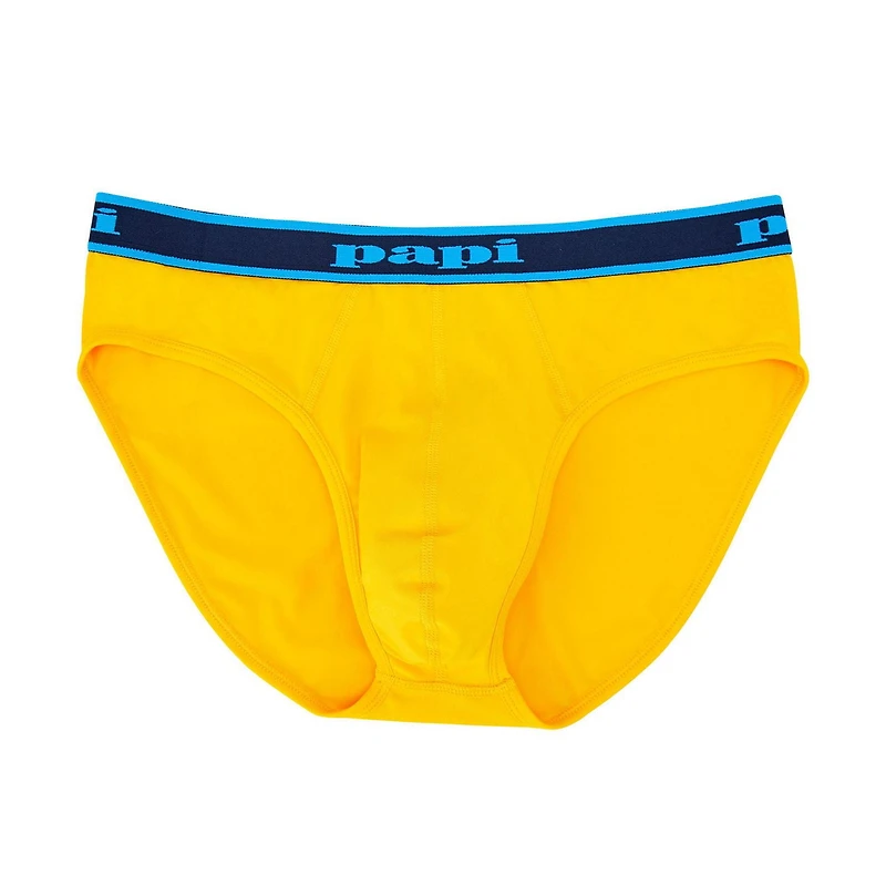 PAPI Men's Microfiber Low-Rise Briefs, Pack of 5