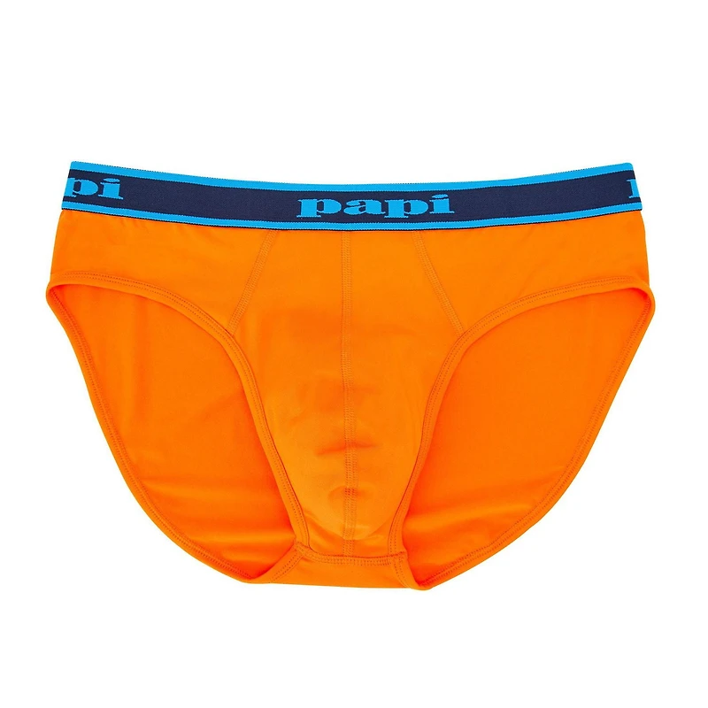 PAPI Men's Microfiber Low-Rise Briefs, Pack of 5