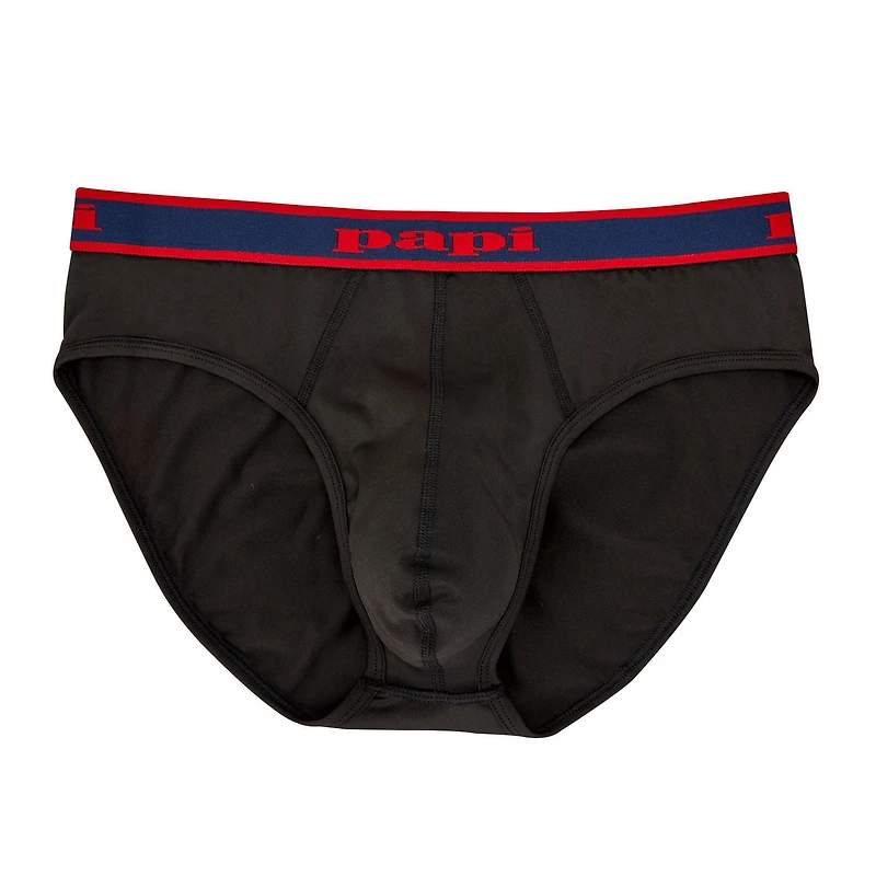 PAPI Men's Microfiber Low-Rise Briefs, Pack of 5