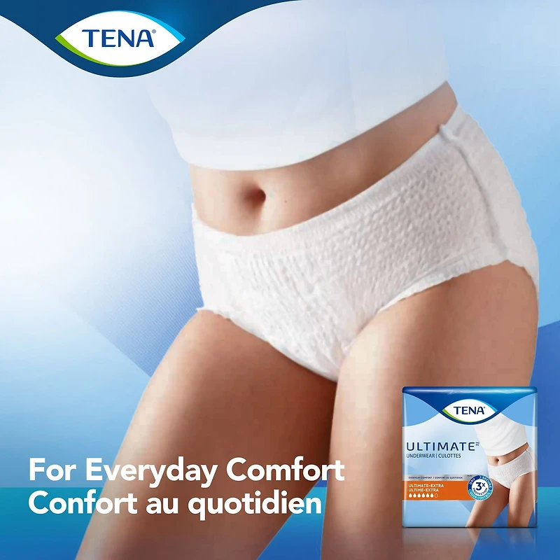 TENA Protective Incontinence Underwear, Ultimate Absorbency Extra Large, 22 count, 22 count