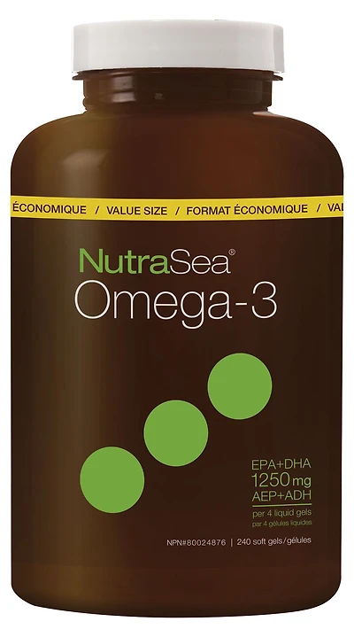 Gélules liquides NutraSea Oméga-3