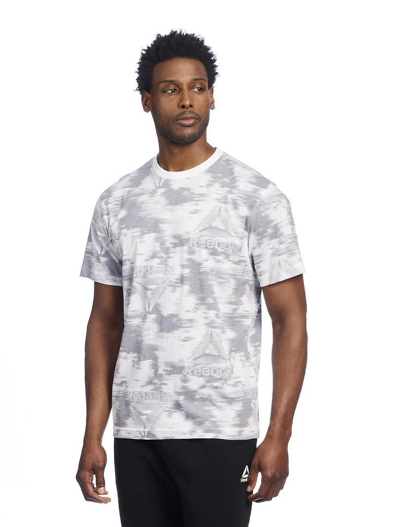Reebok Men's Parallels AOP Short Sleeve Graphic Tee