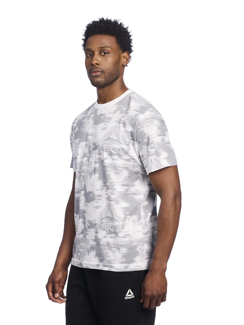 Reebok Men's Parallels AOP Short Sleeve Graphic Tee