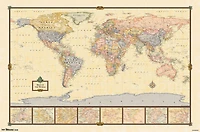 Map World 13 Poster