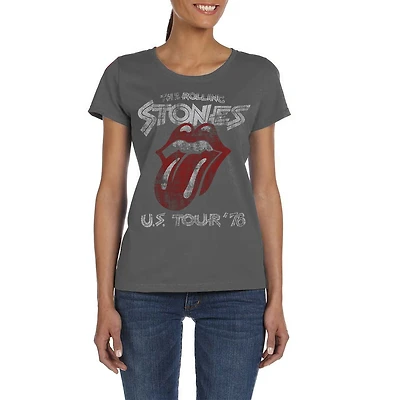 Rolling Stones Women's  "us Tour" Fashion Top