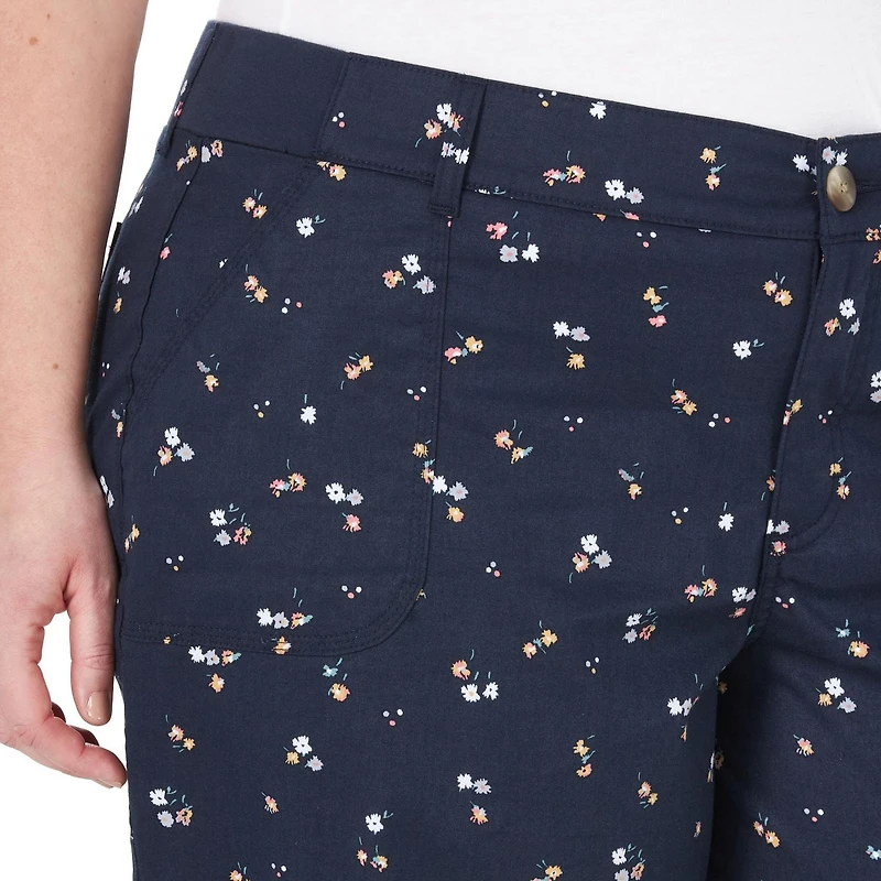 Lee Riders Women's Plus Comfort Waist Utility Short