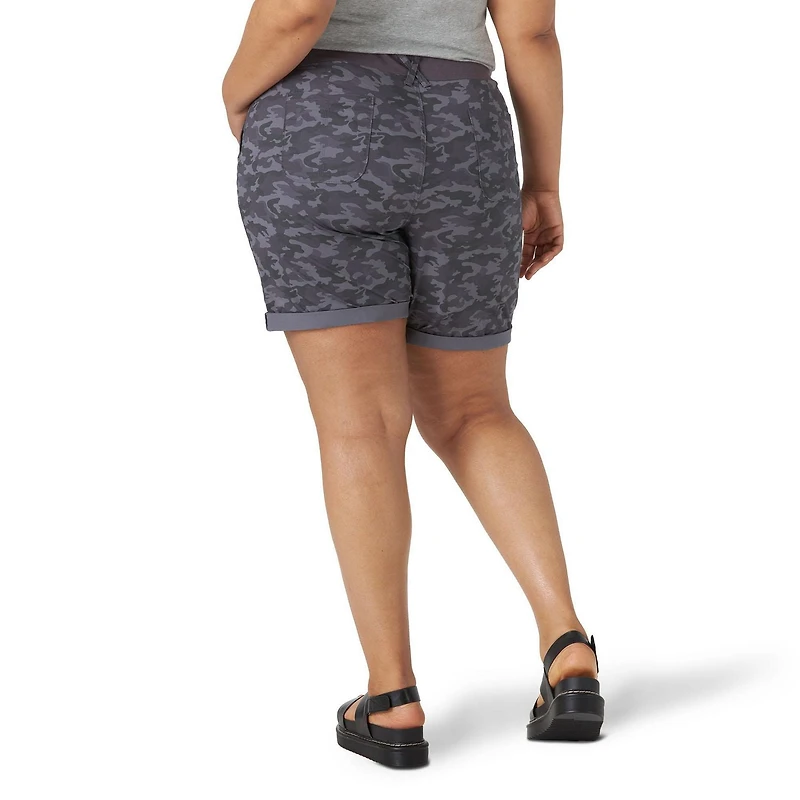 Lee Riders Women's Plus Comfort Waist Utility Short
