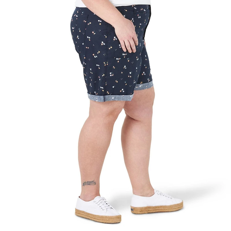 Lee Riders Women's Plus Comfort Waist Utility Short