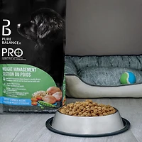 Pure Balance Pro+ Gestion de Poids, Recette Poulet et Avoine Nourriture Sèche pour Chien 100 g, 3,5 kg, 7 kg
