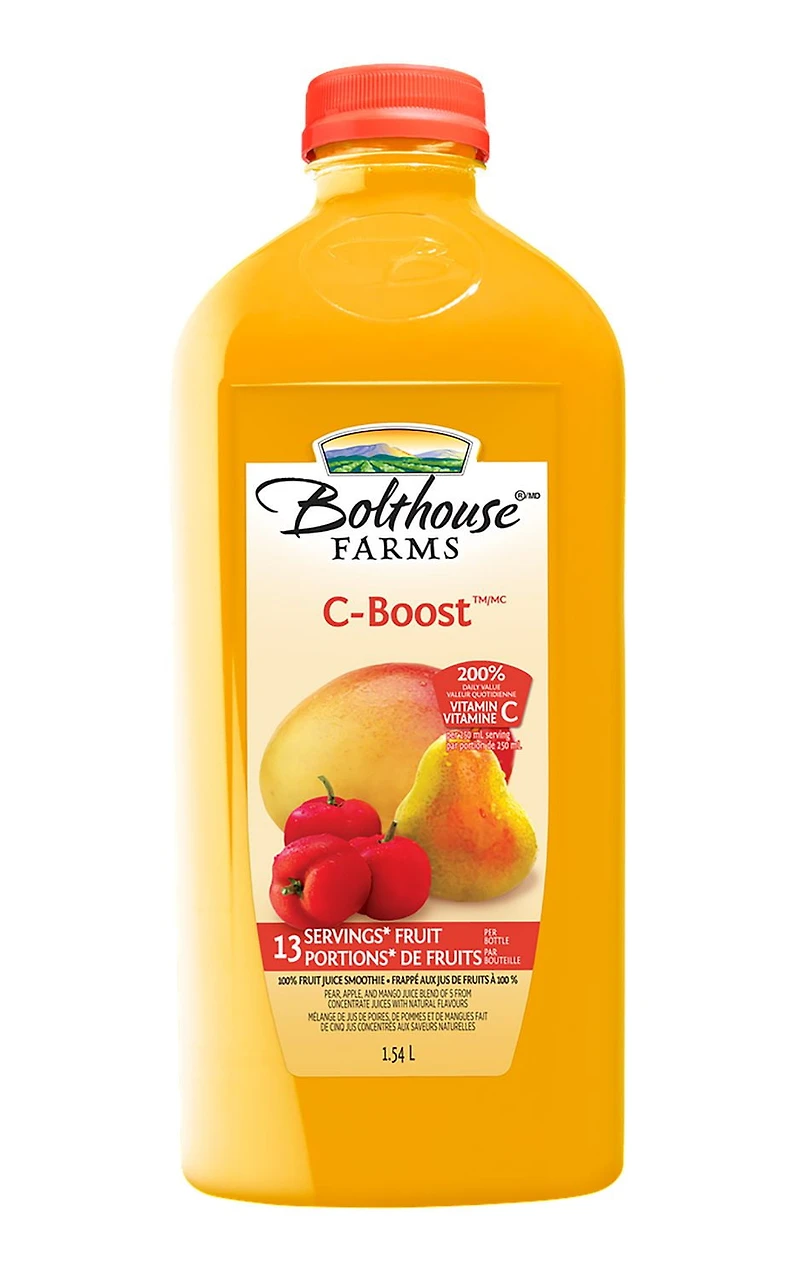Frappé aux jus de fruits à 100 % C-Boost Bolthouse Farms 1,54 mL