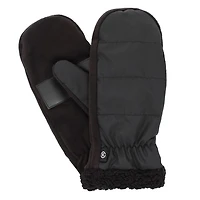 ISOfit by isotoner® Women's IS023 smarTouch Touchscreen Enabled Nylon Mittens featuring SLEEKHEAT™ and SmartDRI™