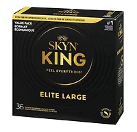 SKYN KING GRAND PRÉSERVATIF ELITE SANS LATEX 36CT