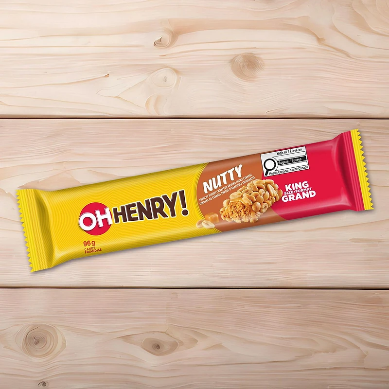 OH HENRY! NUTTY King Size 96g, OH HENRY! NUTTY King Size