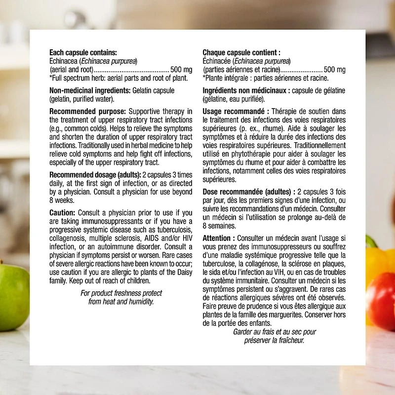 Webber Naturals® Echinacea, Full Spectrum Herb, 500 mg