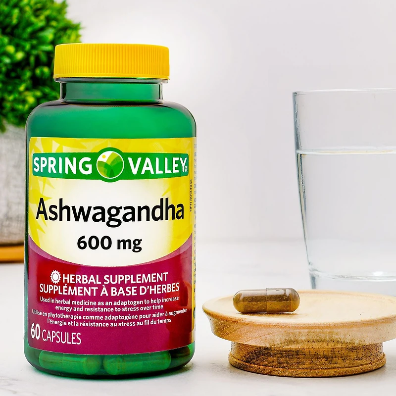 Spring Valley Ashwagandha Extract 600mg, Unisex