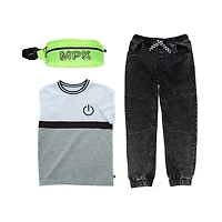 Pantalon de jogging Mini Pop Kids Check pour garçon