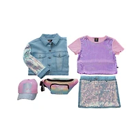 Blouson en denim pour fille Mini Pop Kids