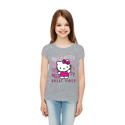 Girls Hello Kitty Short Sleeve T-Shirt