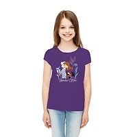 T-shirt à manches courtes Disney La Reine des neiges 2 pour fille