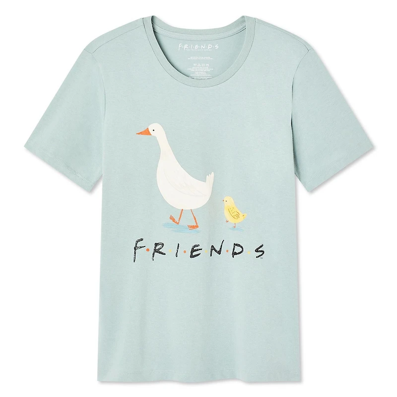T-shirt avec imprimé graphique Friends pour femmes