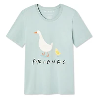 T-shirt avec imprimé graphique Friends pour femmes