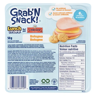 Lunchmate Lunch Mate Grab 'N Snack Bologna Lunch Kit