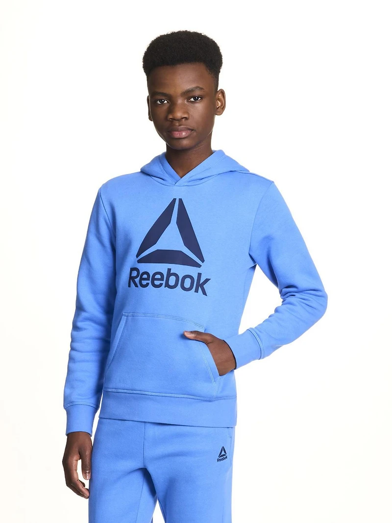Sweat à capuche en polaire Delta de Reebok pour garçon Tailles 4-18