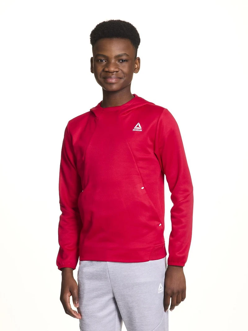 Reebok Sweat à capuchon Momentum avec poches pour garçon Tailles 4-18