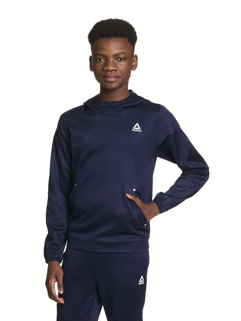 Reebok Sweat à capuchon Momentum avec poches pour garçon