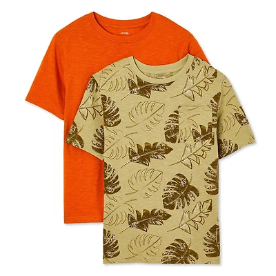 Lot de 2 t-shirts avec encolure ras du cou George pour garçons Tailles TP–TG