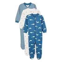 Lot de 3 grenouillères George pour bébés garçons