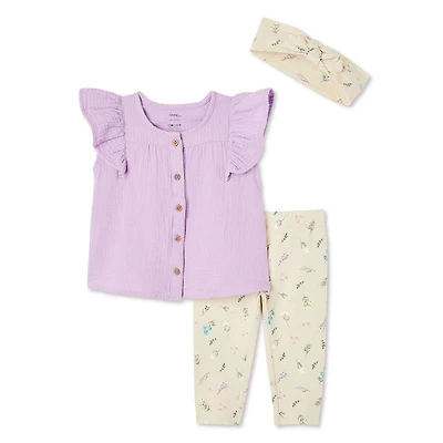 George Baby Girls' Tunic 3-Piece Set
