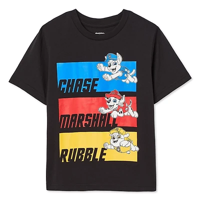Paw Patrol Boys' Short Sleeve Tee, Sizes XS-M