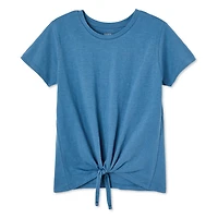 T-shirt noué à l’avant George pour filles