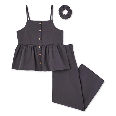 Ensemble 3 pièces avec débardeur George pour filles Tailles 4-16