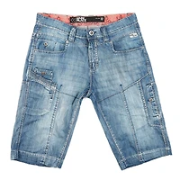 Dark Black Men's Denim Short