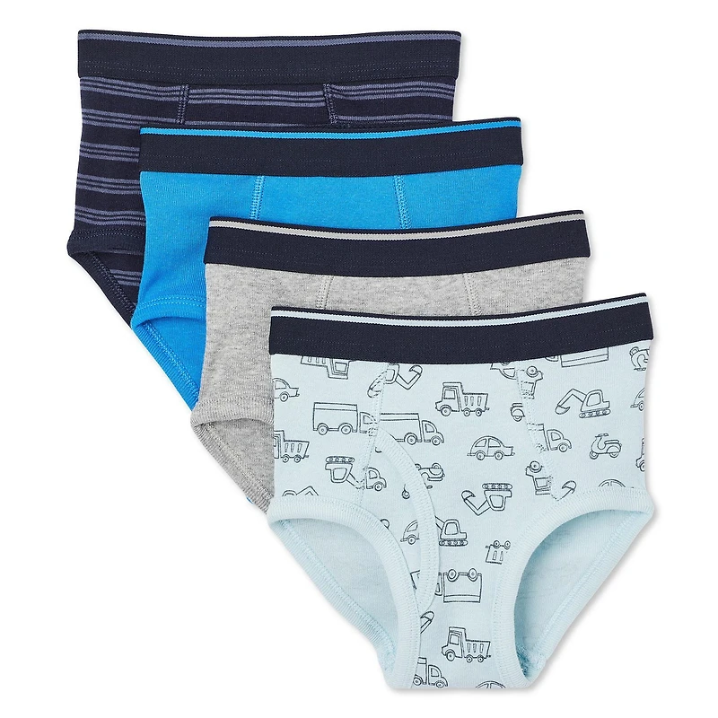 George Toddler Boys' Briefs 4-Pack, Sizes 2T/3T-4T