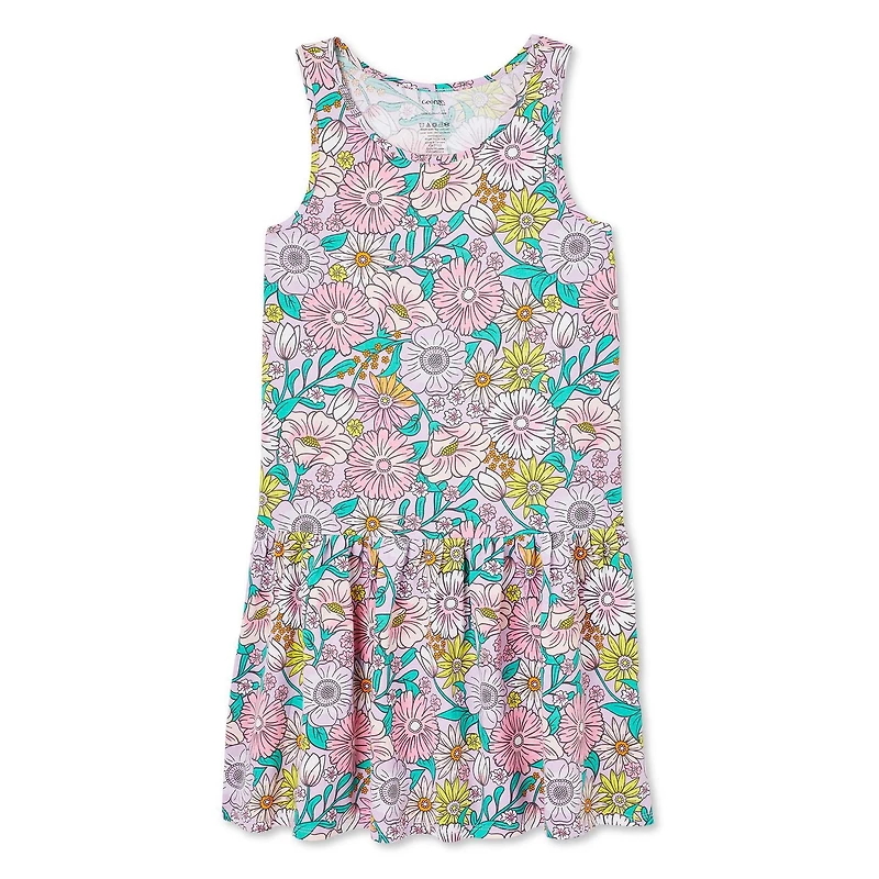 Robe sans manches à ceinture montée basse George pour filles Tailles TP–TG