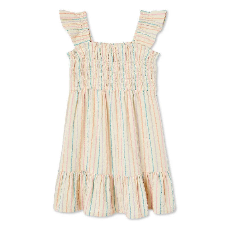 Robe à smocks tissée George pour petites filles